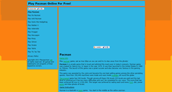 Desktop Screenshot of playpacman.net