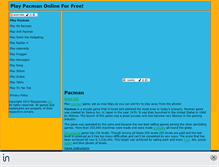 Tablet Screenshot of playpacman.net